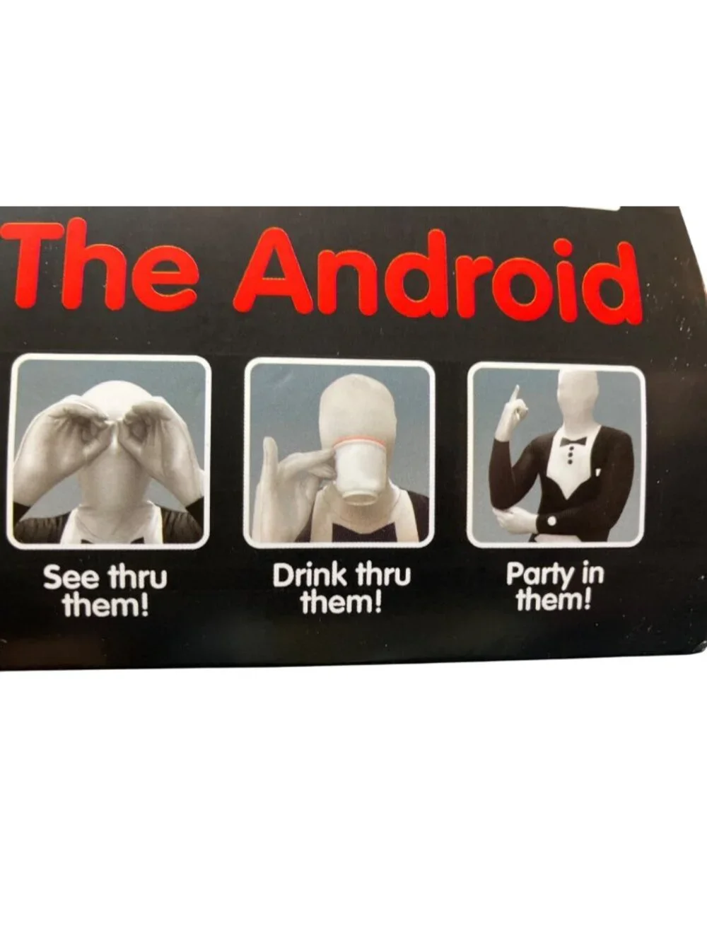 Kids The Android Morph Costume Morphcostume Medium Ages 8-10